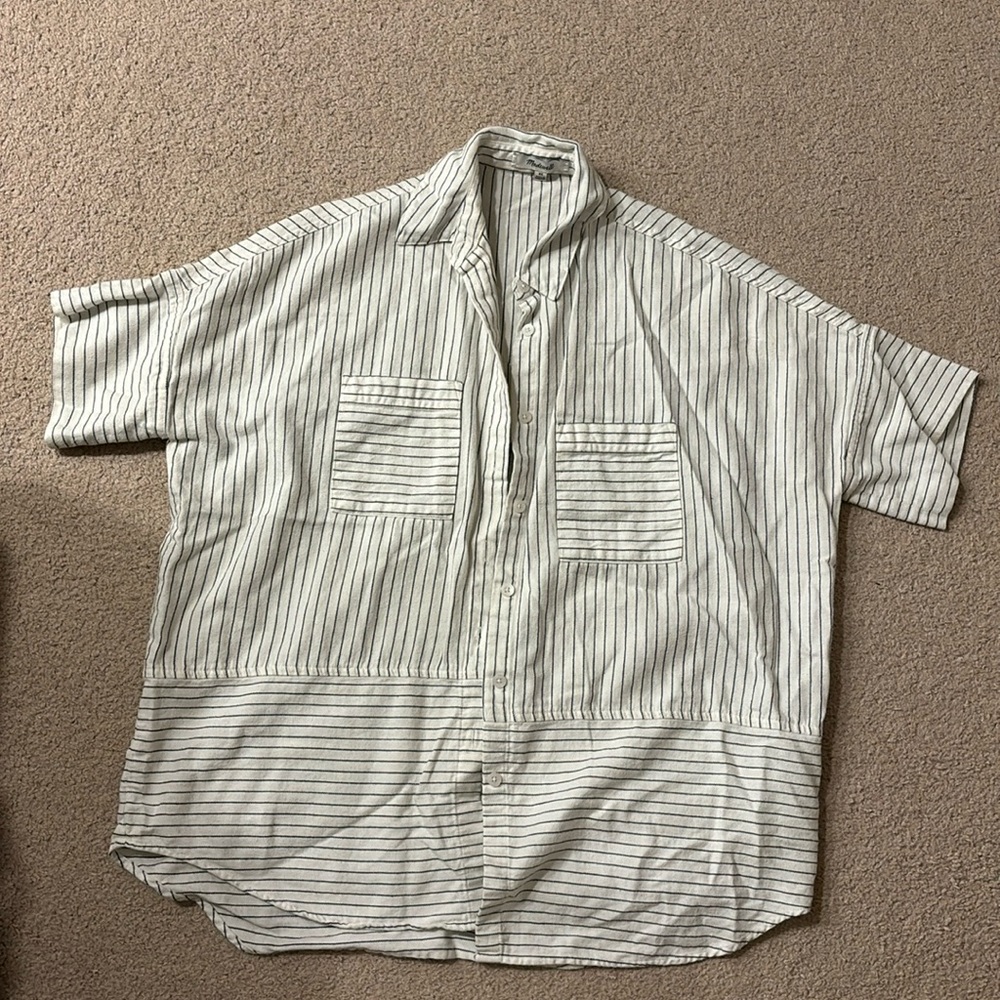 Madewell Size XS striped shirt